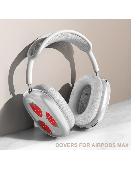 Soporte para Auriculares CameCosy Fresa con Funda Silicona