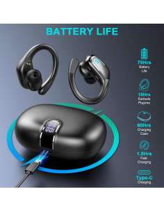 Auriculares Inalámbricos Ltinist BX29 Bluetooth 5.3 75H IP7 2