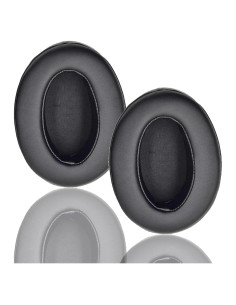 Almohadillas de Repuesto ACCIUK para Auriculares Brainwavz HM5 - Cuero Suave y Espuma de Memoria