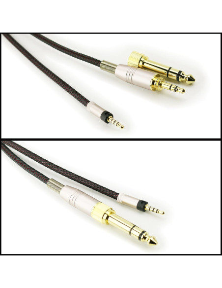 Cable de audio de reemplazo NewFantasia 1.2m para Sennheiser