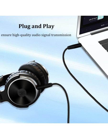 Cable de audio 3.5mm OneOdio Pro 10/30/50/A70/A71 - 155cm