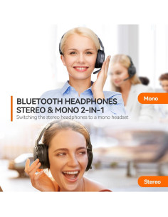 Auriculares Bluetooth TECKNET TK-HS005 con Cancelación de Ruido 2