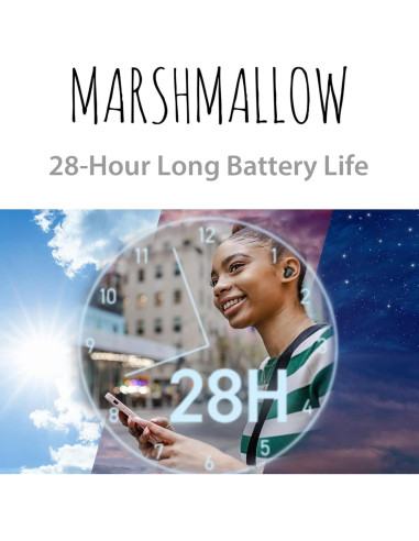 Auriculares Inalámbricos JVC Marshmallow Bluetooth 5.3 28H Azul