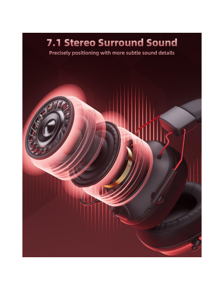 Auriculares Gaming Inalámbricos Mytrix Tac Master 50H RGB