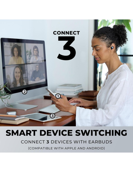 Auriculares Inalámbricos Technics EAH-AZ40M2-K, Bluetooth 5.2, Cancelación de Ruido