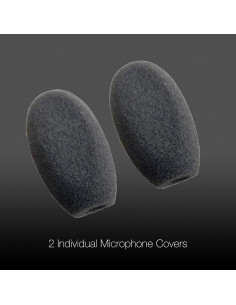 Cubiertas de espuma para micrófono 2-Pack Global Teck - Auriculares Gaming 2