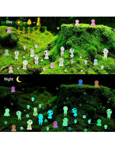 Kit de 49 Figuras Luminiscentes BEZALEL para Jardín de Hadas 2