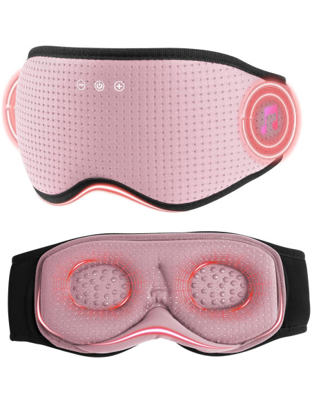 Auriculares Bluetooth MUSICOZY para Dormir con Máscara 3D
