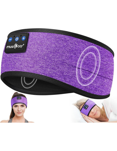Auriculares Bluetooth MUSICOZY para Dormir con Máscara 3D