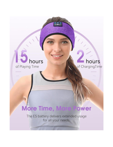 Auriculares Bluetooth MUSICOZY para Dormir con Máscara 3D