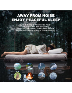 Máscara de Sueño 3D Fismool con Auriculares Bluetooth 5.4 2