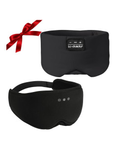 Máscara de Sueño Bluetooth 5.4 LC-dolida 3D Algodón Bambú