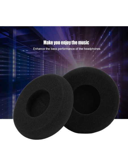 Almohadillas de Reemplazo Grado SR80 SR60 Espuma Memoria Negro