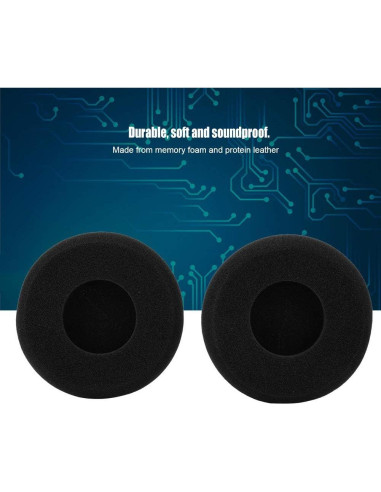 Almohadillas de Reemplazo Grado SR80 SR60 Espuma Memoria Negro