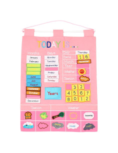 Gráfico de Pared Interactivo The Peanutshell Rosa 38x28 cm