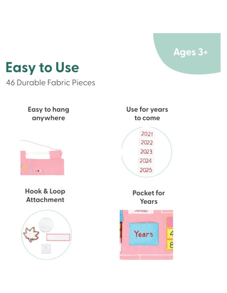 Gráfico de Pared Interactivo The Peanutshell Rosa 38x28 cm Gráfico de Pared Interactivo The Peanutshell Rosa 38x28 cm