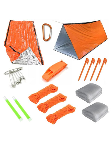 Carpa de Supervivencia ISOP para 2 Personas - Impermeable y Ultraligera
