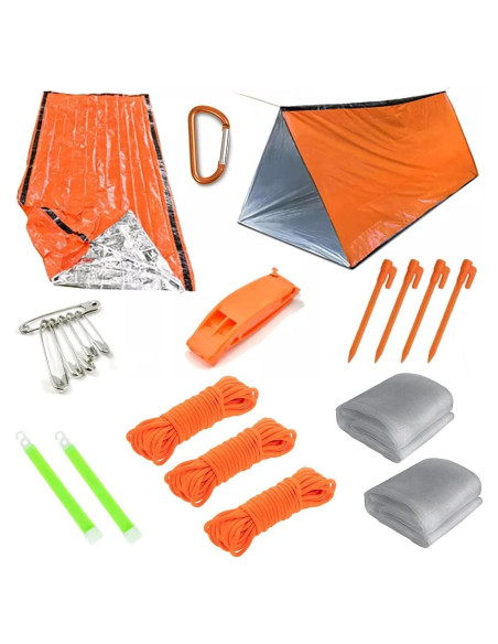 Carpa de Supervivencia ISOP para 2 Personas - Impermeable y Ultraligera