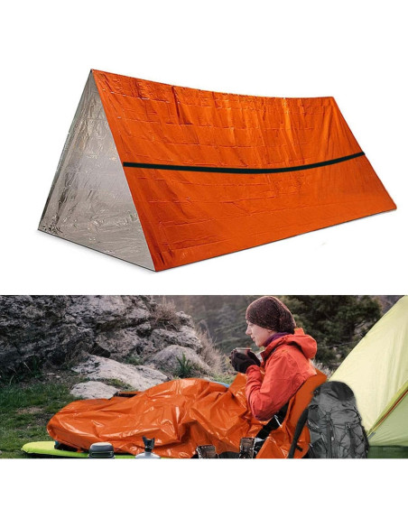 Carpa de Supervivencia ISOP para 2 Personas - Impermeable y Ultraligera
