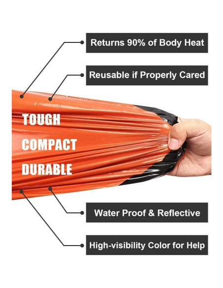 Carpa de Supervivencia ISOP para 2 Personas - Impermeable y Ultraligera