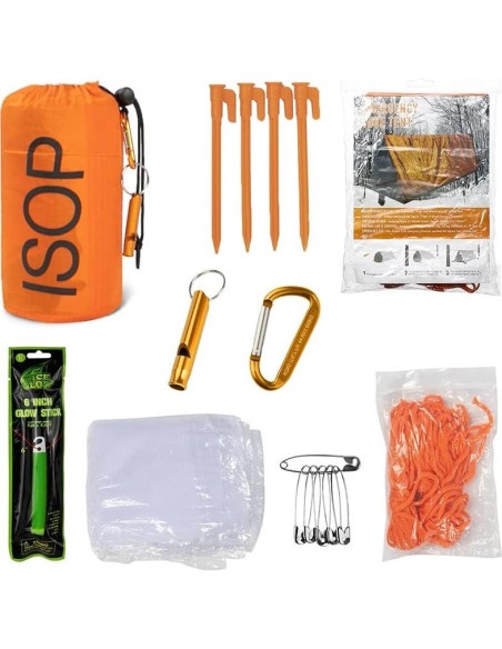 Carpa de Supervivencia ISOP para 2 Personas - Impermeable y Ultraligera