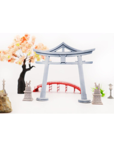 Mini Jardín Zen Japonés KARESANSUI con Torii y Bonsái