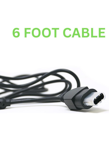 Controlador Old Skool S-Type con cable para Xbox Original - Negro