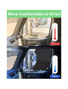 Protector Solar Ventana Lateral Meakeize SS-06 UV Camión 2