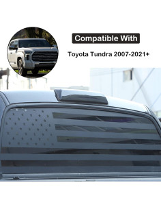Cubierta de Luz de Freno Aunginsy para Toyota Tundra 2007-2021 ABS Gris 2
