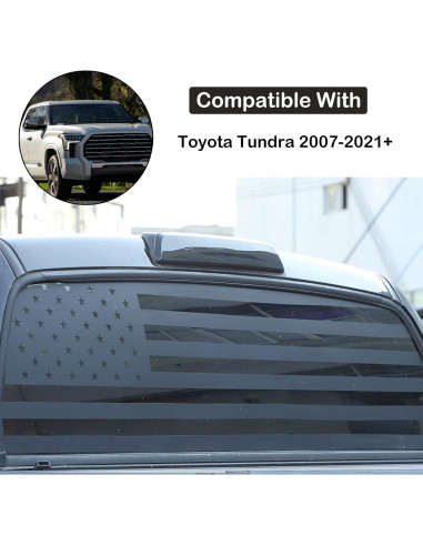 Cubierta de Luz de Freno Aunginsy para Toyota Tundra 2007-2021 ABS Gris