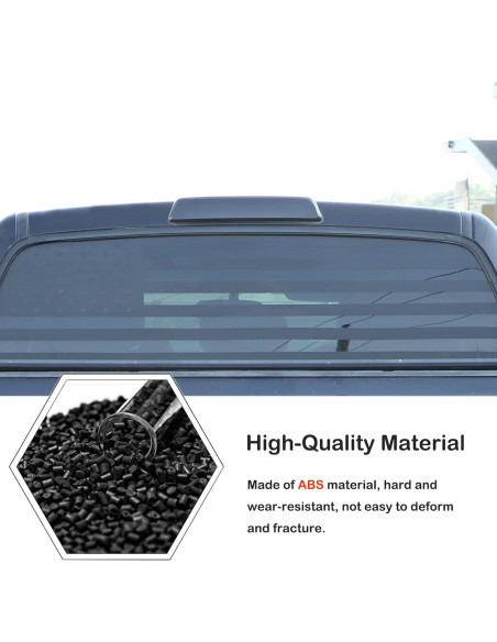 Cubierta de Luz de Freno Aunginsy para Toyota Tundra 2007-2021 ABS Gris