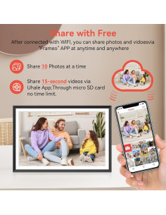 Marco Digital QOCEN 10.1" WiFi HD 32GB Pantalla Táctil 2