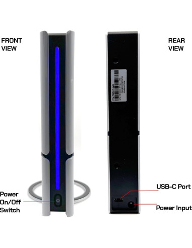 Disco Duro Externo Avolusion PRO-H1 6TB USB 3.2 para PC y Mac