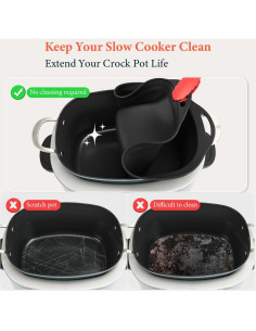 Forros de Silicona para Olla Lenta FORNO 8.5L Ninja Foodi 2