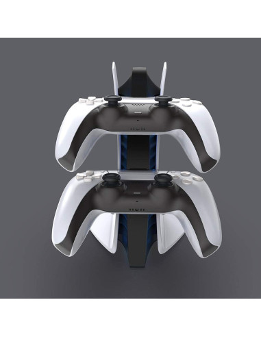 Cargador Doble PS5 OLYGIVE con Luces LED y Carga Rápida