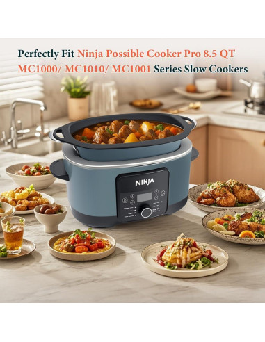 Forros de Silicona para Olla Lenta FORNO 8.5L Ninja Foodi