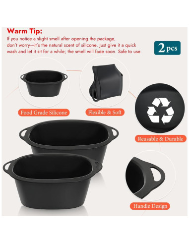 Forros de Silicona para Olla Lenta FORNO 8.5L Ninja Foodi