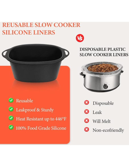 Forros de Silicona para Olla Lenta FORNO 8.5L Ninja Foodi