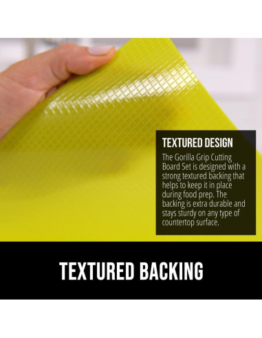 Juego de 5 Tablas de Cortar Flexibles Gorilla Grip Multicolor