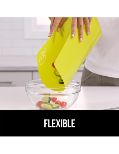 Juego de 5 Tablas de Cortar Flexibles Gorilla Grip Multicolor