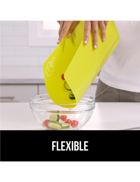 Juego de 5 Tablas de Cortar Flexibles Gorilla Grip Multicolor