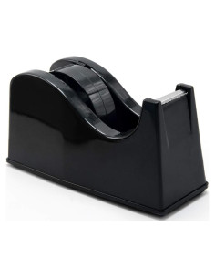 Dispensador de Cinta de Escritorio ihomecooker Negro con Base Antideslizante