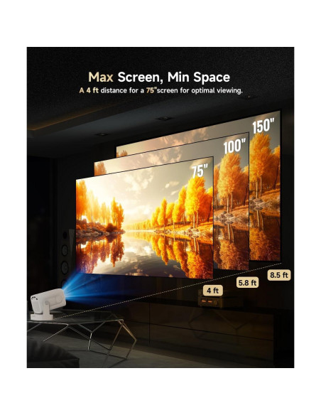 Proyector Mini Inteligente Magcubic HY310 1080P Portátil Wifi Bluetooth