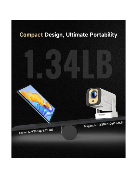 Proyector Mini Inteligente Magcubic HY310 1080P Portátil Wifi Bluetooth