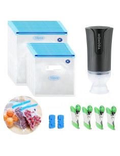 Bolsas de Cocción Sous Vide MOMODA - Set de 20 Reutilizables