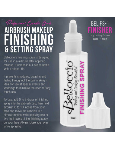 Spray Fijador de Maquillaje Belloccio 30 ml - Larga Duración