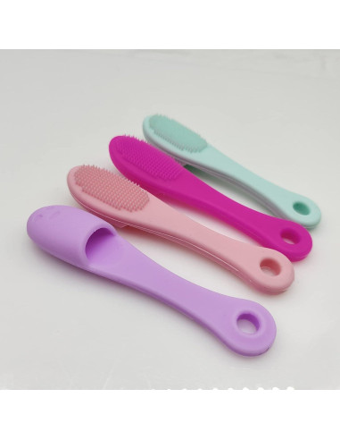 Juego de 5 cepillos de limpieza facial KATPOSIN de silicona