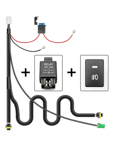 Kit de Conector de Cableado de Faro Antiniebla Toyota H11 H8