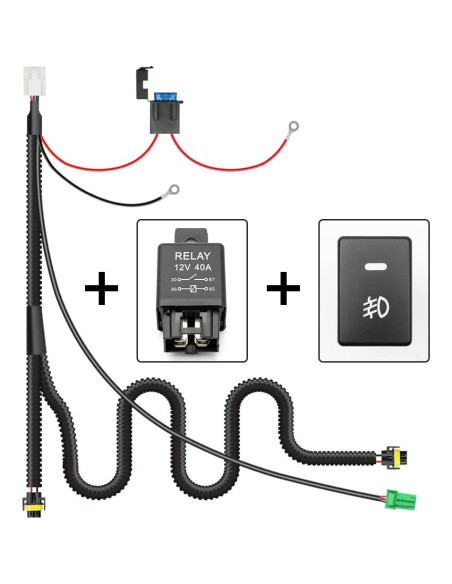 Kit de Conector de Cableado de Faro Antiniebla Toyota H11 H8