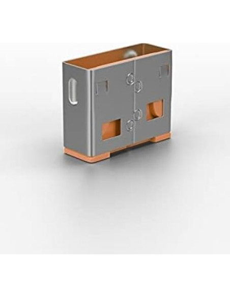 Bloqueador de Puerto USB Lindy 40463 - Paquete de 10 Naranja